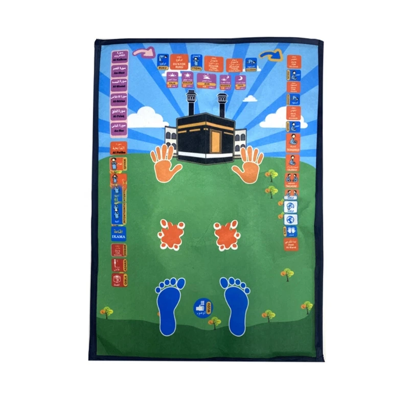 Электронный мусульманский молитвенный коврик Детский обучающий турецкий