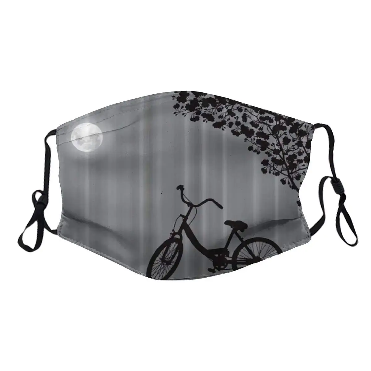 

B велосипеда цветок дерево природа теневой силуэт модные красивые художественные пыли многоразовый моющийся фильтр и многоразовому исполь...