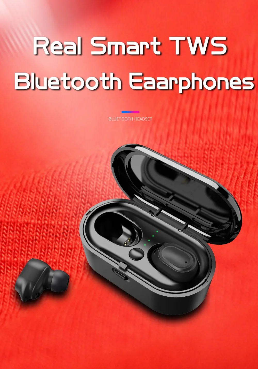 Air 2 Tws Bluetooth наушники мини беспроводные наушники Беспроводная гарнитура Спорт громкой связи Наушники с зарядным устройством для телефона xiaomi