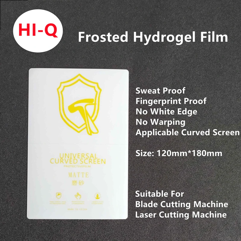 50pcs hd hydrogel film for all mobile phone lcd screen protector for blade cutting machine high quality matteanti blue ray tpu free global shipping