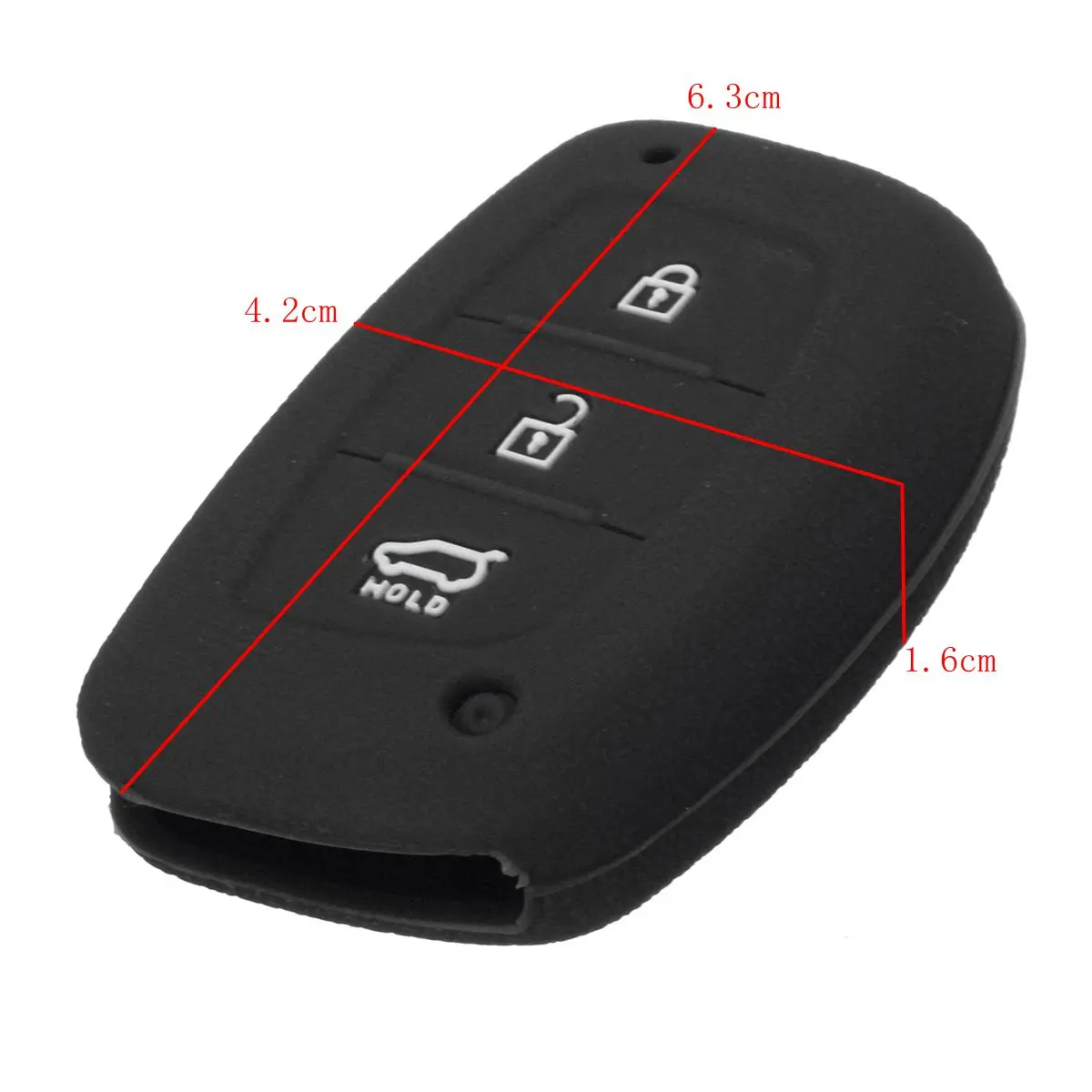 Автомобильный 3 кнопки силиконовый чехол для брелка с ключом Hyundai i30 IX35 Elantra Verna