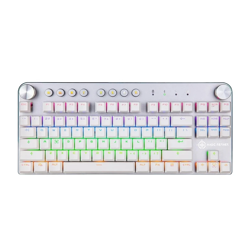 Механическая игровая клавиатура MAGIC-REFINER MK11 проводная USB и беспроводная BT 3 0 RGB