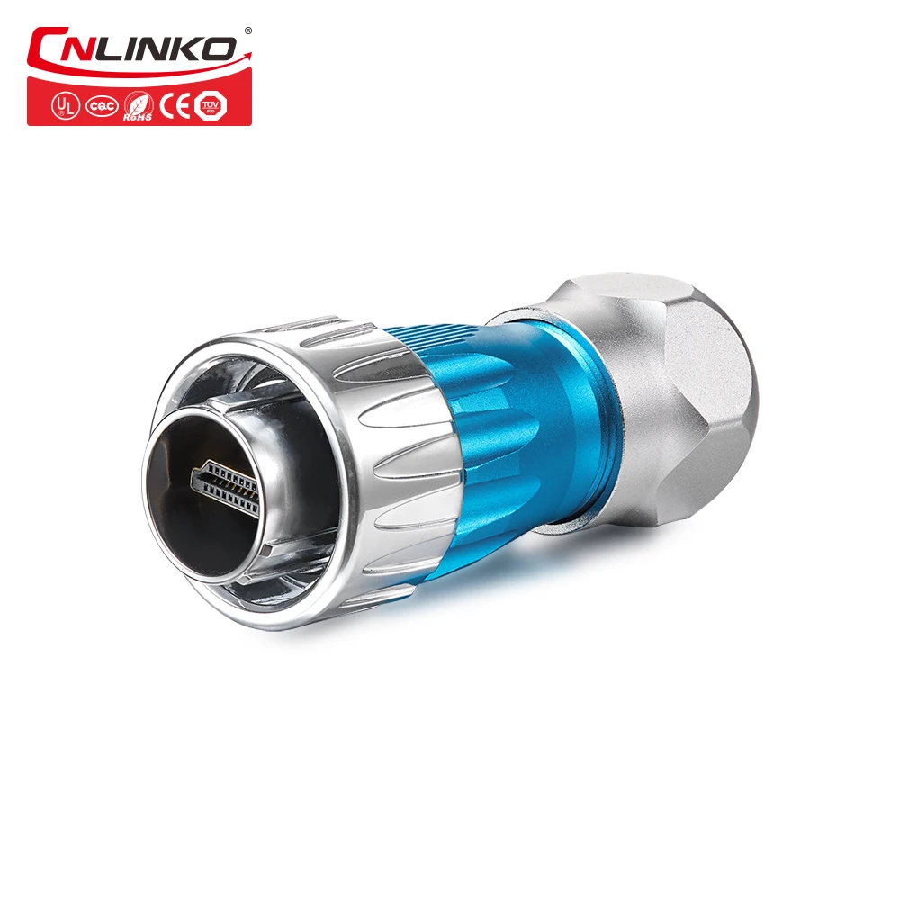 Cnlinko анти помех M24 HDMI совместимый разъем уличный 4k HD сигнальный кабель провод