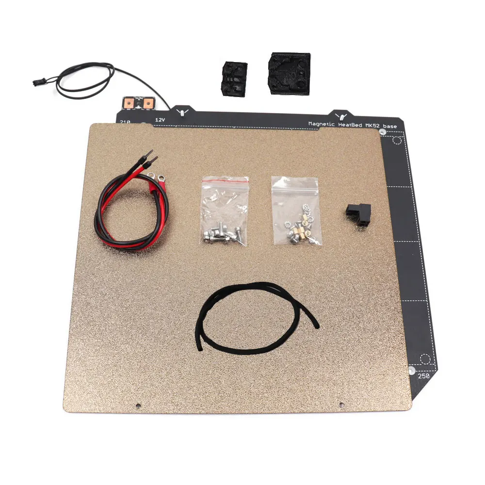 3D принтер Prusa i3 MK2.5/MK3S Подогреваемая платформа MK52 12 В/24 В с порошковым