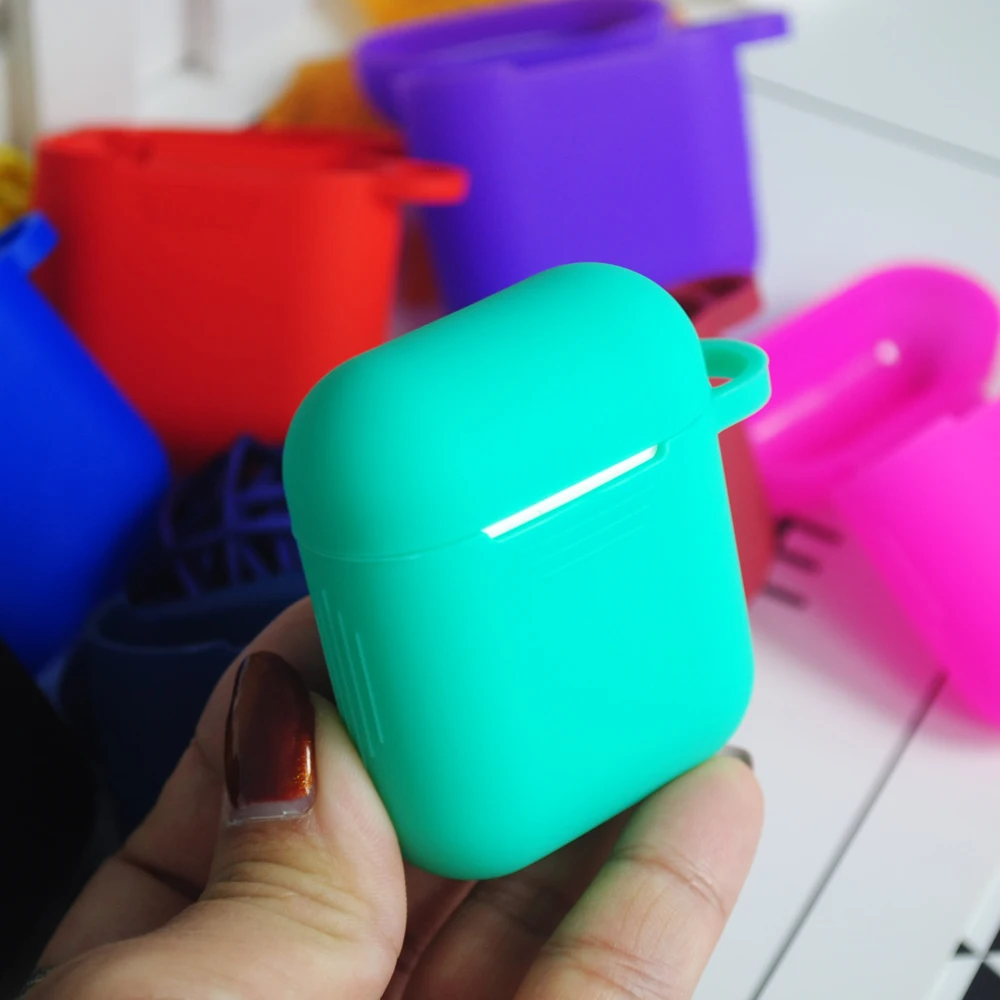Olhveitra роскошный защитный чехол для Apple Airpods наушников силиконовый Air pods 2 Чехол