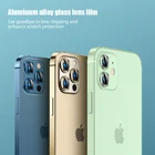 Защитная крышка для объектива камеры iPhone 12 Pro Max 12 Pro, металлическое кольцо для камеры, стекло для iPhone 11 Pro Max 11 Pro, защитная крышка