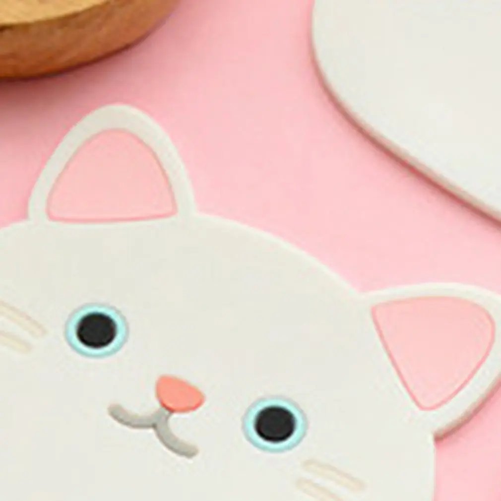 Силиконовый изоляционный коврик нескользящий для чашек обеденный стол