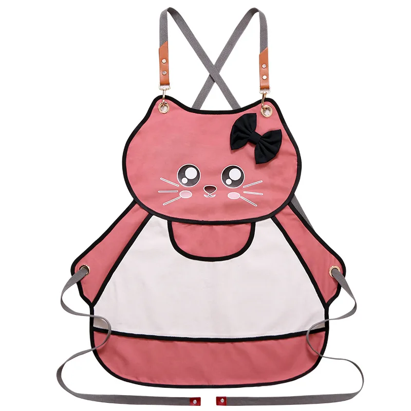 Холщовый фартук для взрослых и детей кухонная чайная станция магазин тортов