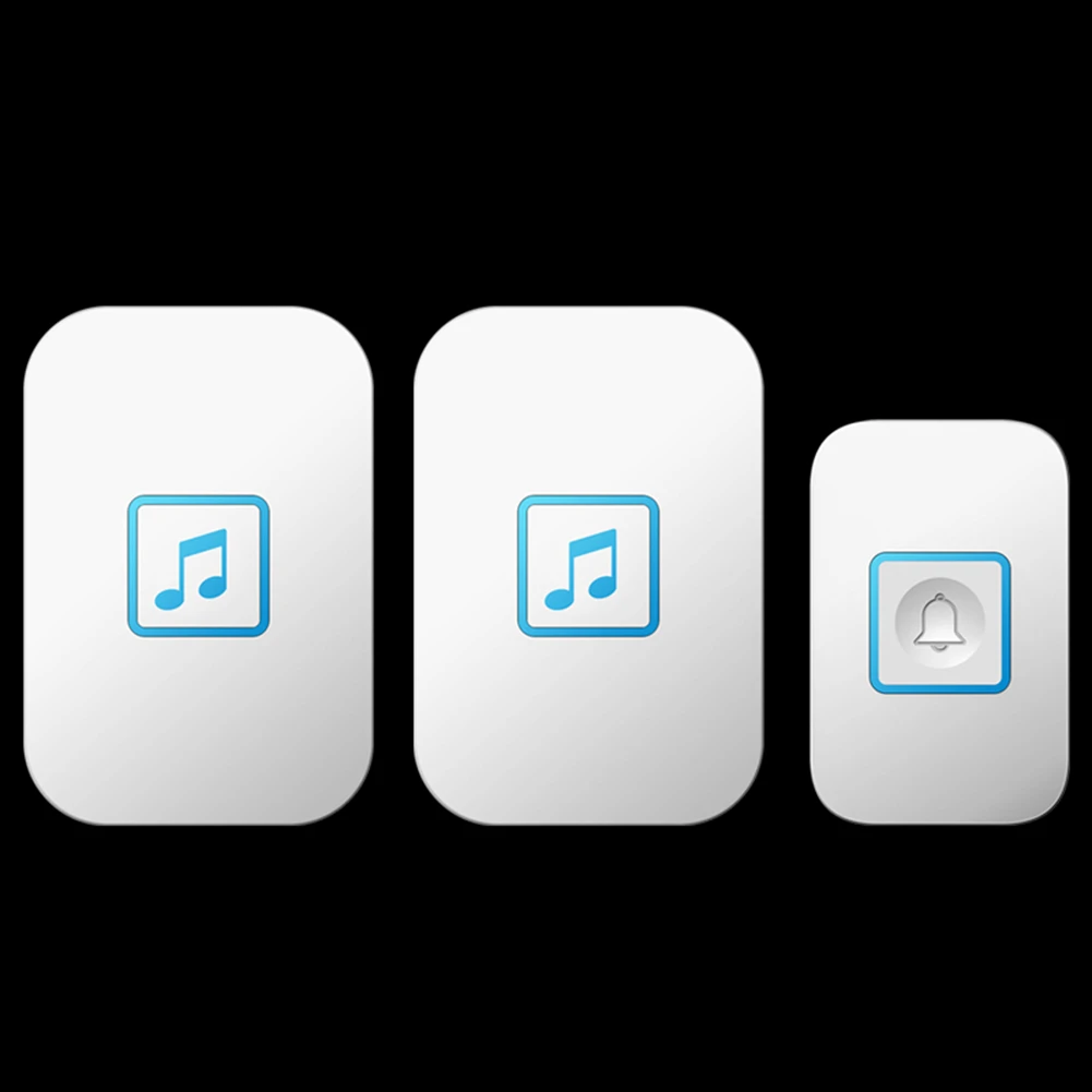 CACAZI Интеллектуальный беспроводной водонепроницаемый дверной звонок 2 кнопки 1