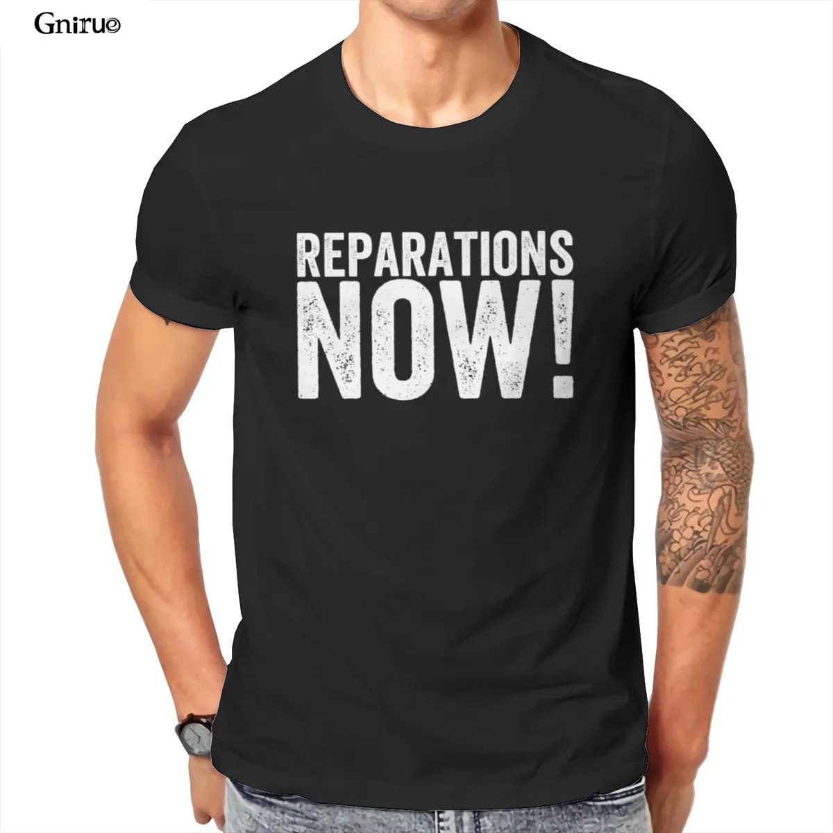 

Wholesale Reparations NOW! Unisex Baseball T-Shirt Black Funny Streetwear New Mens Clothes 105379