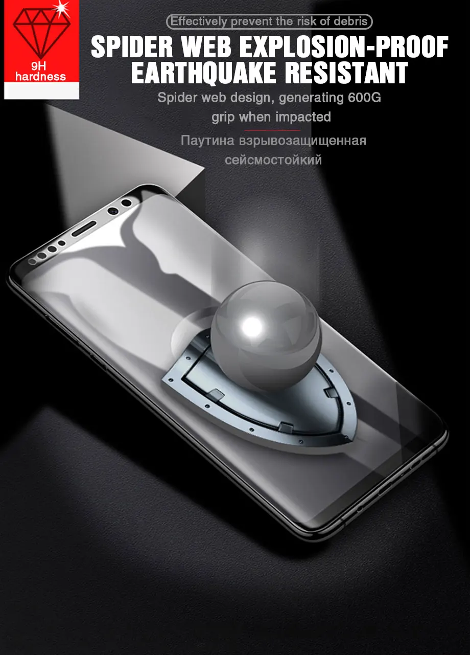 40D Гидрогелевая пленка для samsung galaxy S8 S9 Plus Защита экрана для galaxy s6 s7 edge note8 note9 S10E Plus мягкая пленка не стекло