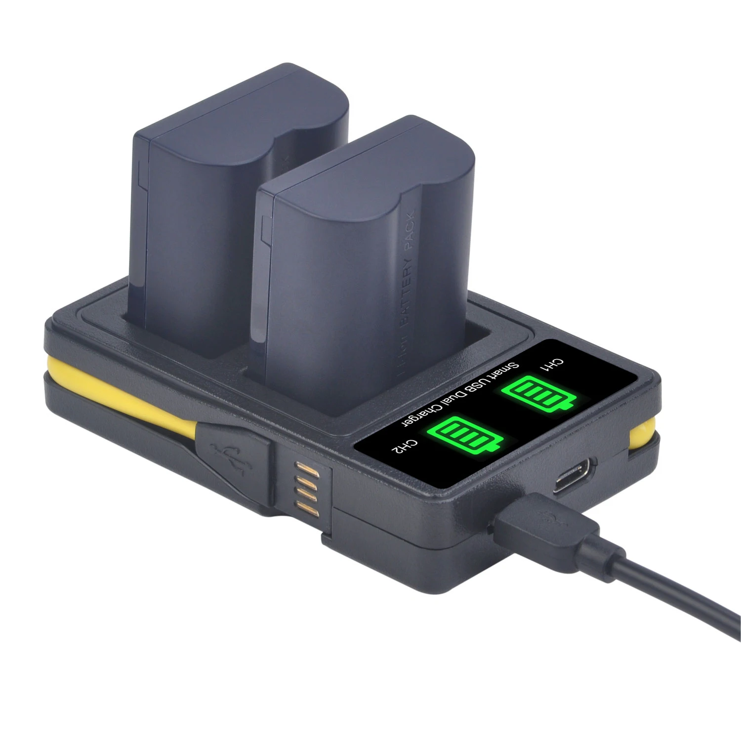 Аккумулятор и зарядное устройство со встроенным USB-портом для Panasonic DMC FZ7 FZ8 FZ18 FZ28