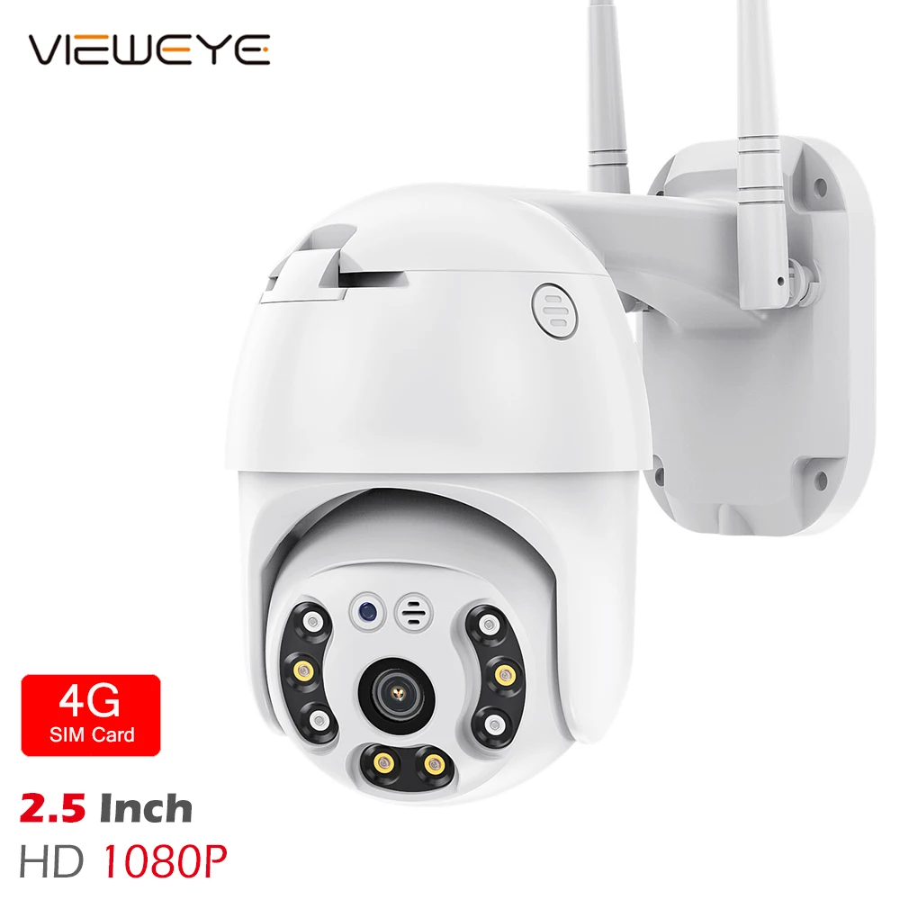 4G cctv камера наружная купольная digicam 1080P H.265X 1920x1080 resulution детский душ Мини ptz ip sim