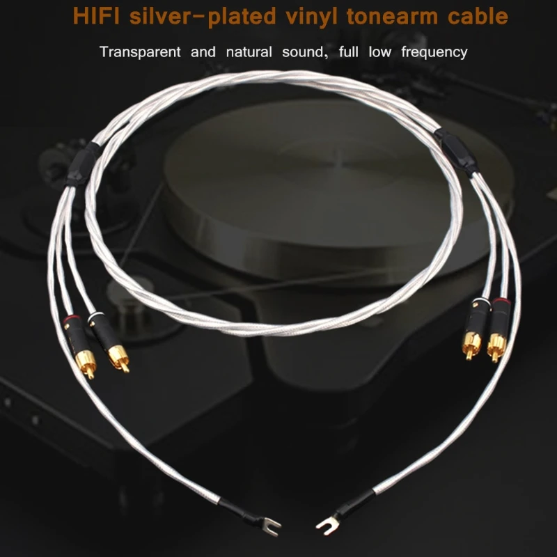 

Клей LP PTFE изолированный посеребренный кабель фонограф кабель заземляющий провод D08A