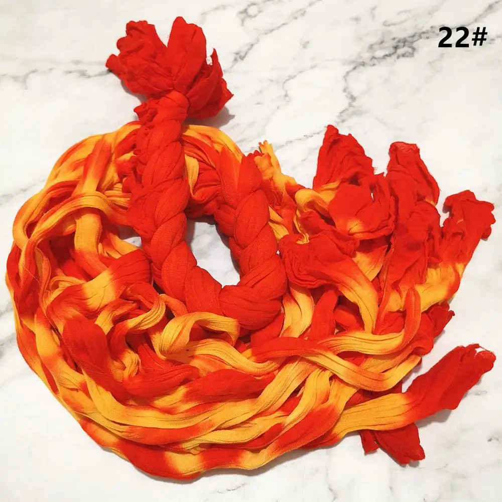5 Pieces 22 5 шт./лот, растягивающиеся чулки 2,0 м, разноцветные нейлоновые чулки с цветами, аксессуары ручной работы, нейлоновые цветы - Цвет: 5 Pieces 22