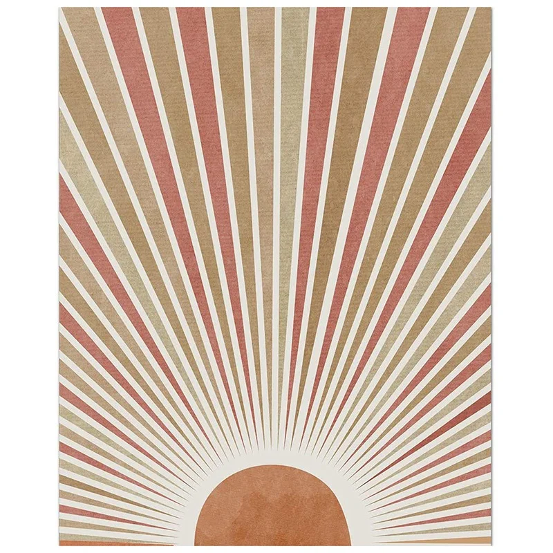 

Sun and Moon Canvas Wall Art -4 Pieces Unframed Sunset Sunrise Landscape Artwork for Home Decorations Bedroom Wall Decor