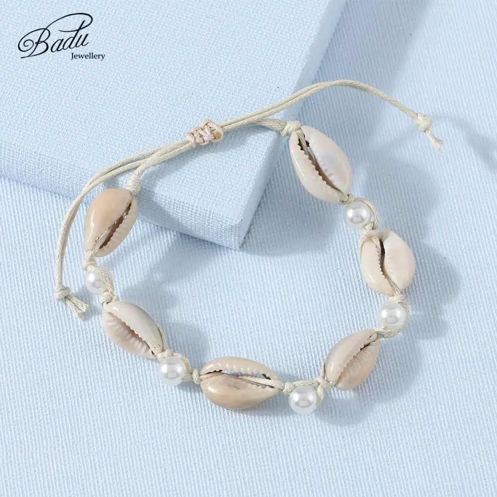 

New Natural Shell Bracelet Ladies Cute Fashion Handmade Beaded Bracelet 2020 Summer Beach Jewelry Girlfriend's Classic Gift