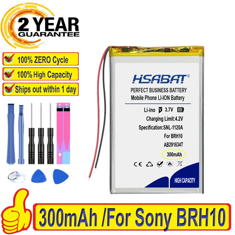 Топ-бренд 100% новый 300mAh AB291634T Аккумулятор для Sony BRH10 батареи | Электроника