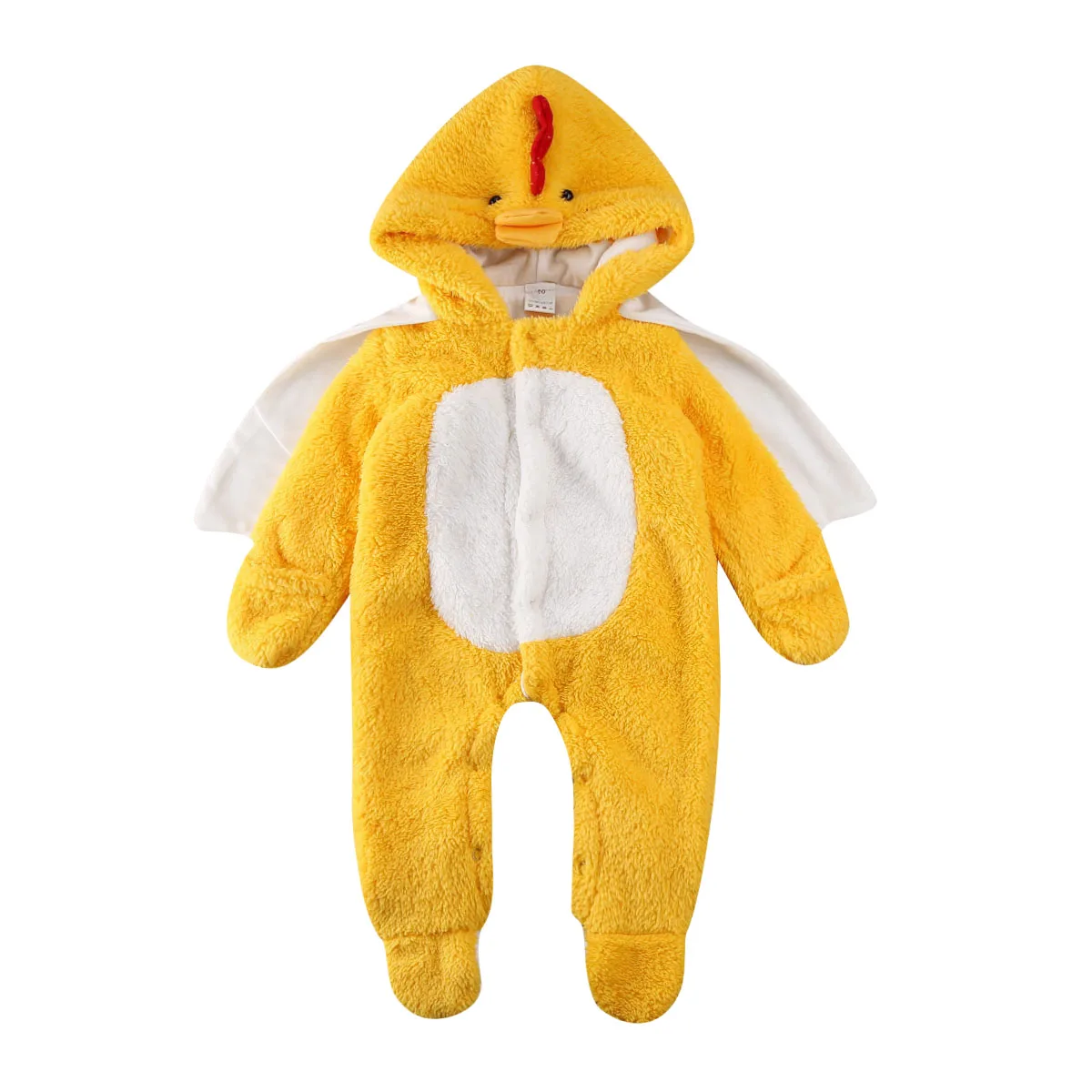 

Baby Cartoon Romper Newborn Baby Girl Boy Thanksgiving Fancy Clothes Turkey Costume Hooded Outfits Size 0-24M