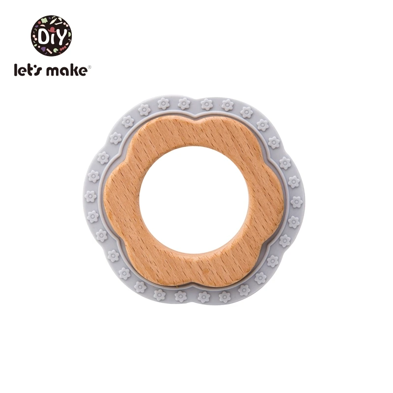 Детский силиконовый Прорезыватель для зубов из бука без бисфенола | Мать и