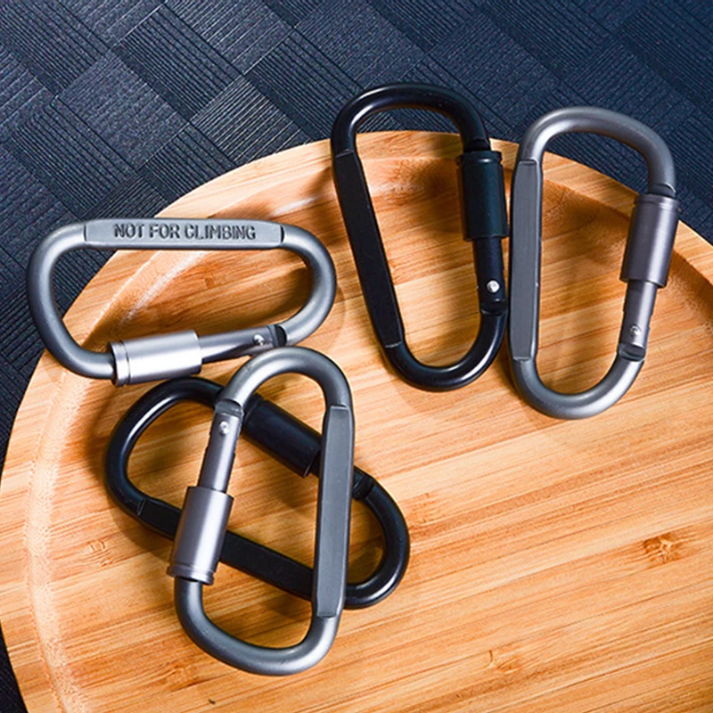 

5 шт. Открытый Поход выживания Paracord крюк кемпинг тактический Рыбалка велосипед рюкзак повесить Quickdraw Карабин лагерь горы подняться Шестерни