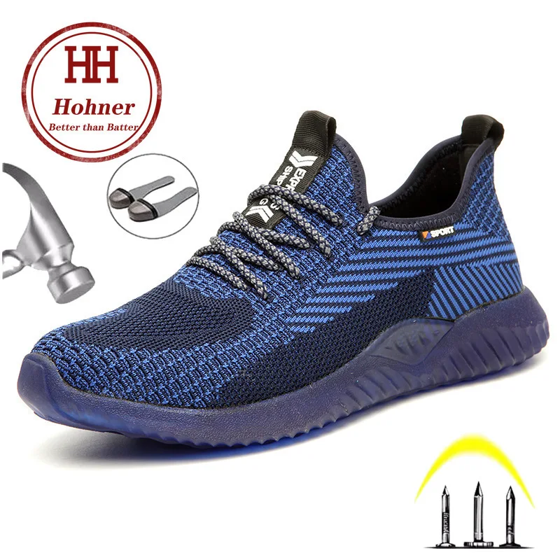 Hohner/Мужская защитная Рабочая обувь со стальным носком безопасная Строительная
