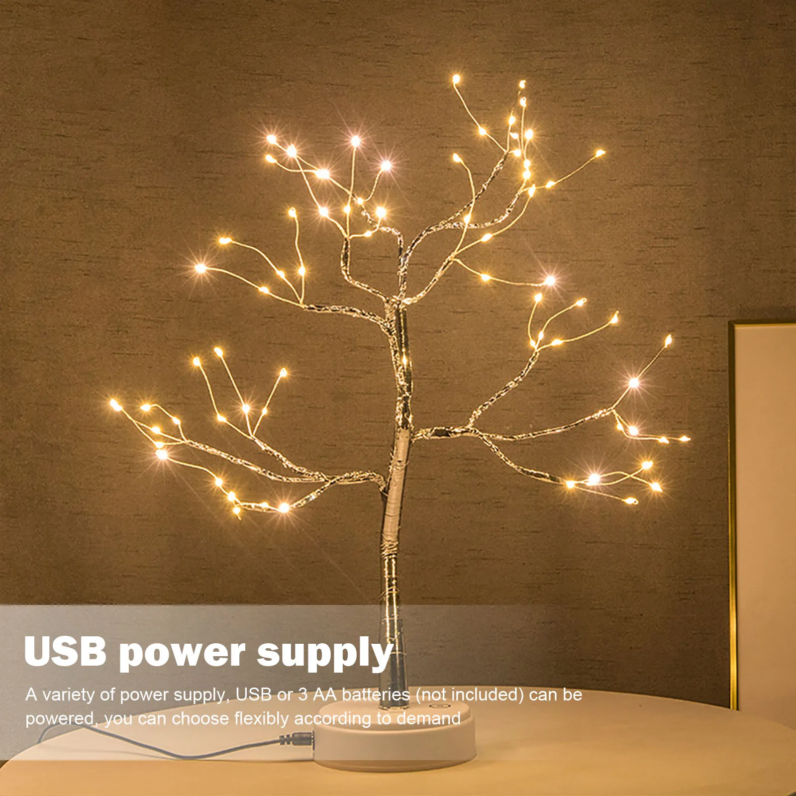 

Creative LED Tree Shape Light Wedding Birthday Party Tabletop Lamp DIY Artificial Light Decor for Gifts Supplies