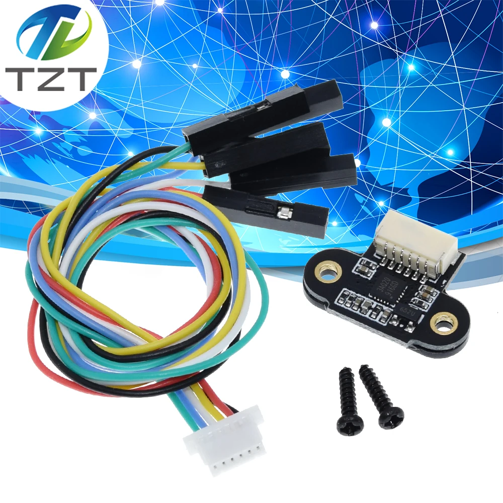 Модуль датчика лазерного диапазона TOF10120 10 180 см интерфейс RS232 UART I2C IIC выход 3 5 в для