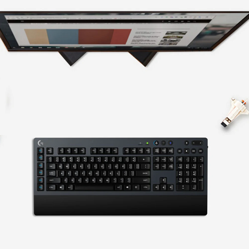 Беспроводная игровая механическая клавиатура LIGHTSPEED G613 2 4 ГГц 10 клавиш без