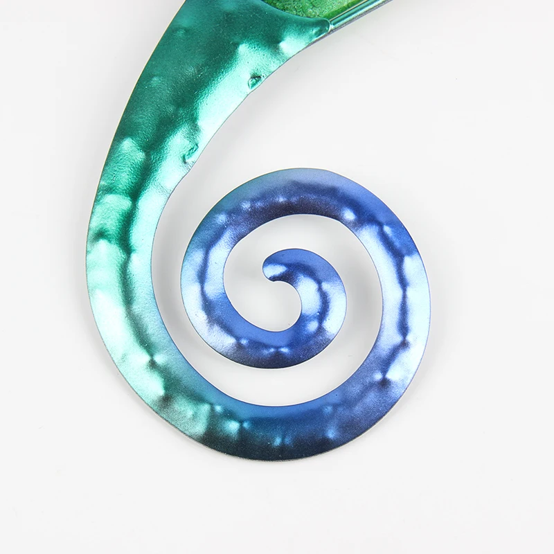 Металлическое украшение для стен в виде морского конька украшения сада уличные