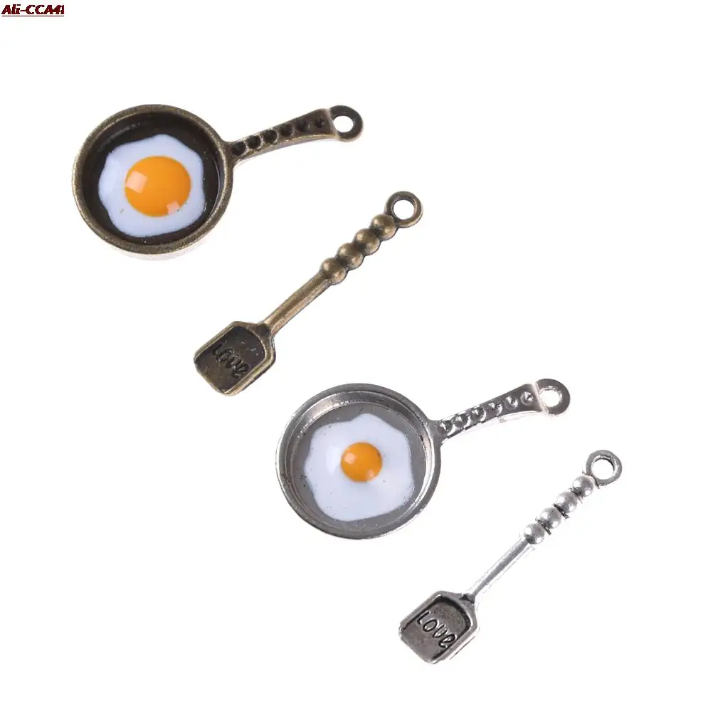 

2 шт./компл., сковорода, жареные яйца, Кухонное украшение, кухонная утварь для кукольного домика, Детская кухня, игрушки, миниатюрный кукольны...