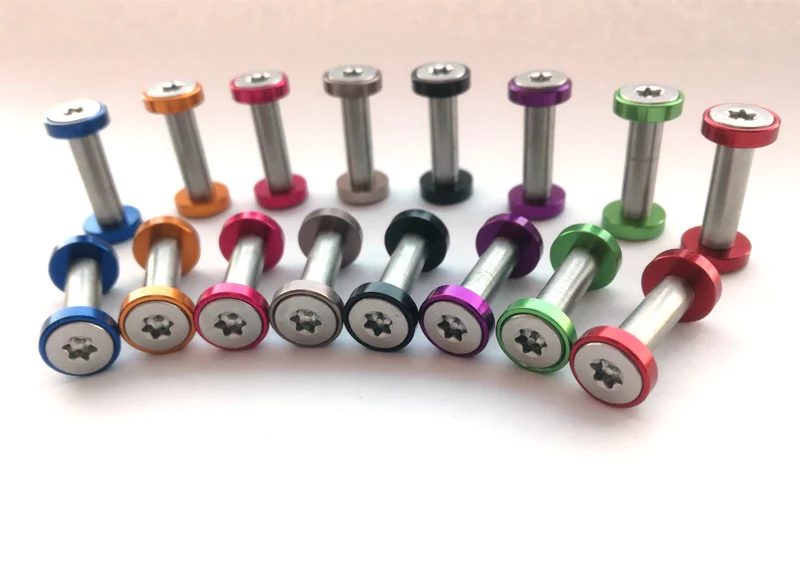 Отверстие 6 мм ручка ножа из нержавеющей стали звездообразные Пружинные винты