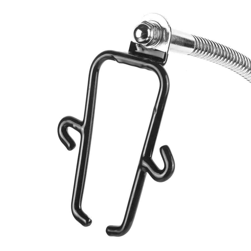 Hands Free Hair Dryer Holder 360 Degrees Rotation Flexible Hairdryer Organizing Stand Rack with Suction Cup |