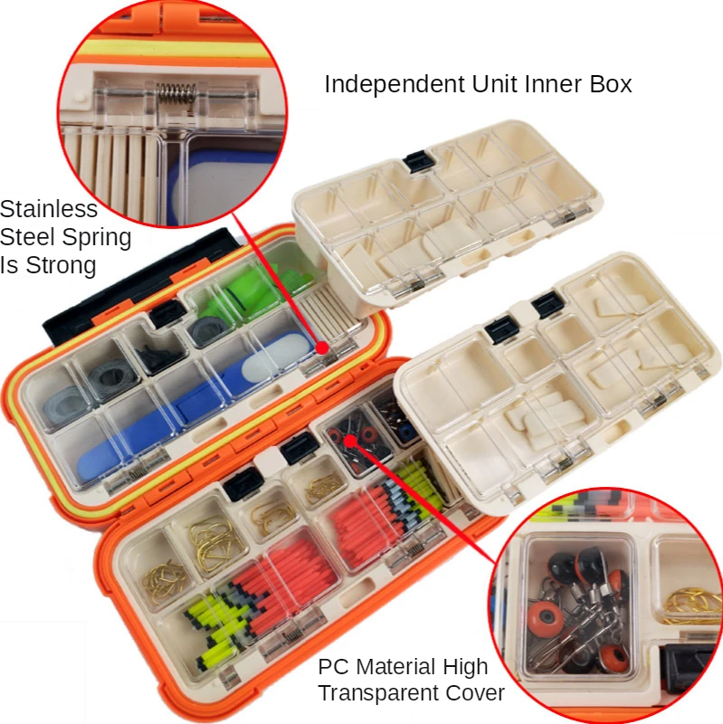 Коробка для рыболовных снастей водонепроницаемые аксессуары крючки приманки
