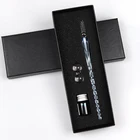 Креативные многофункциональные стеклянные ручки ручной работы Русалкацветочный узор прозрачное Хрустальное стекло Подпись чернила Подарочная авторучка