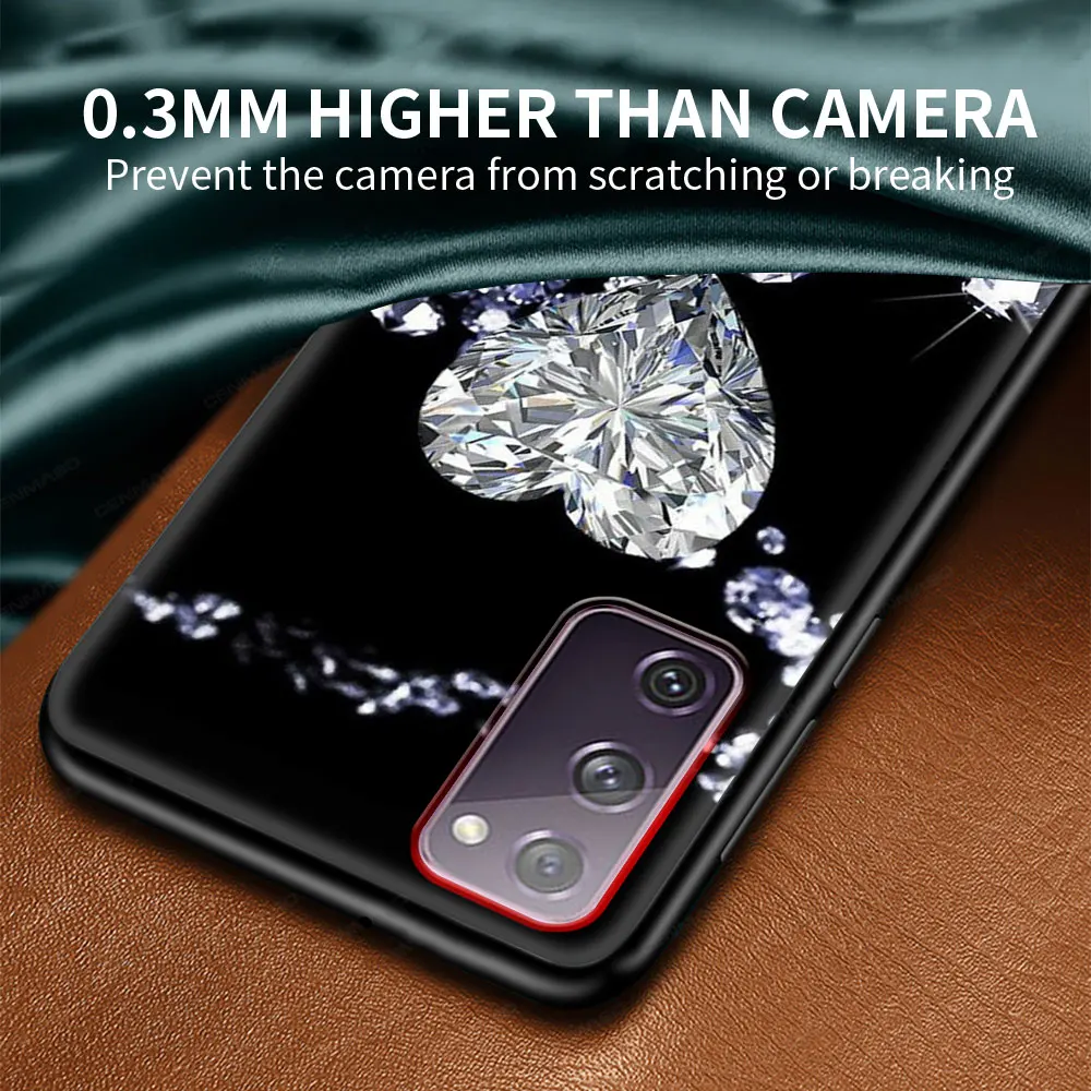 

Luxury Shiny Diamond Phone Case For Samsung Galaxy S21 S20 FE S20 Ultra S10 Lite S9 S8 Plus 5G S7 S10e Silicone Cover Coque