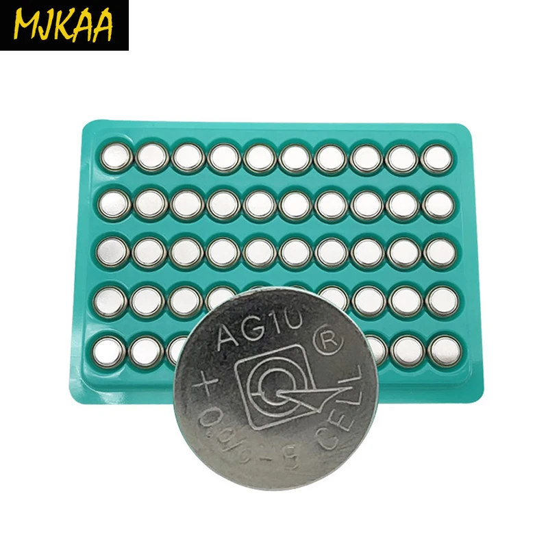 100 шт. AG10 Щелочная 1 5 В Кнопочная батарея G10 LR1130 1130 SR1130 389A LR54 L1131 189 батарейки для