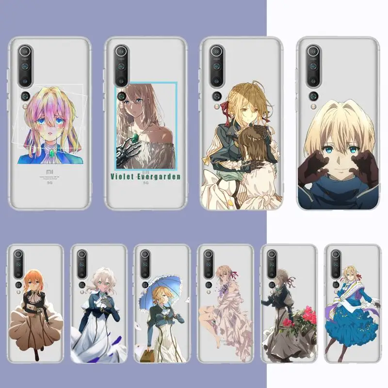 

Yinuoda Violet Evergarden Anime Phone Case For Redmi Note 5 7 8 9 10 A K20 pro max lite for Xiaomi 10pro 10T