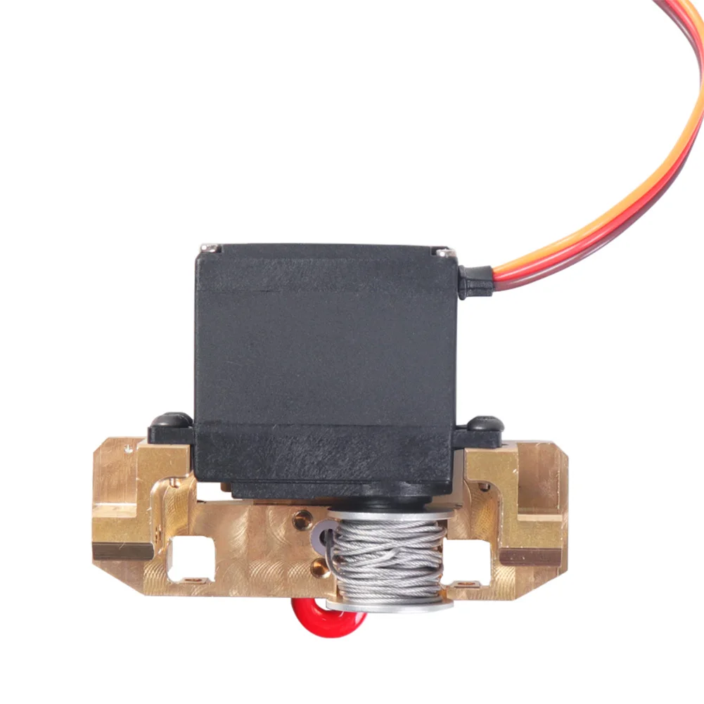 

Durable Aluminum Front Upgrade Professional 1:10 RC Crawler Winch Bracket Set Servo DIY Steering Gear Multifunctional For TRX4