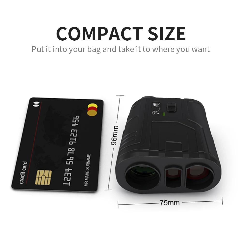 Дальномер для гольфа Bosean лазерный измеритель расстояния с отверстием и флагами |