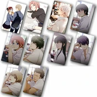 100pcs gintama card stickers anime sticker waterproof diy ic bank card classic kids toys best gift for anime fans