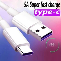 type c 5a super fast charging usb c cable for oppo reno 6 5 4 3 pro a95 a74 a54 a53 a52 a72 5g data cord fast charger cable