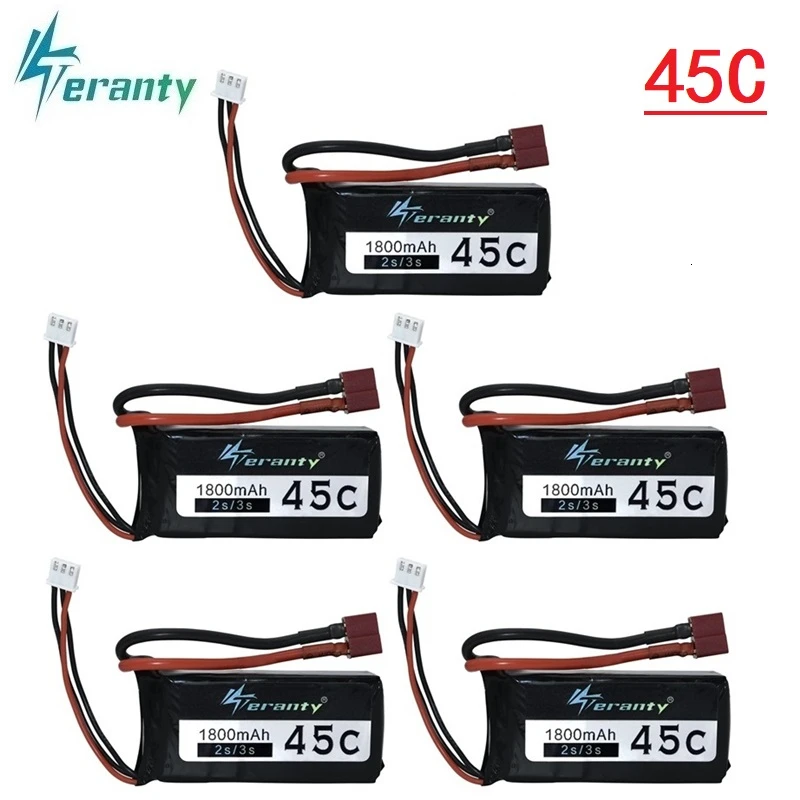 Обновление 45C 7 4 V 1800mAh Lipo батарея для RC вертолетов автомобилей лодки роботы части