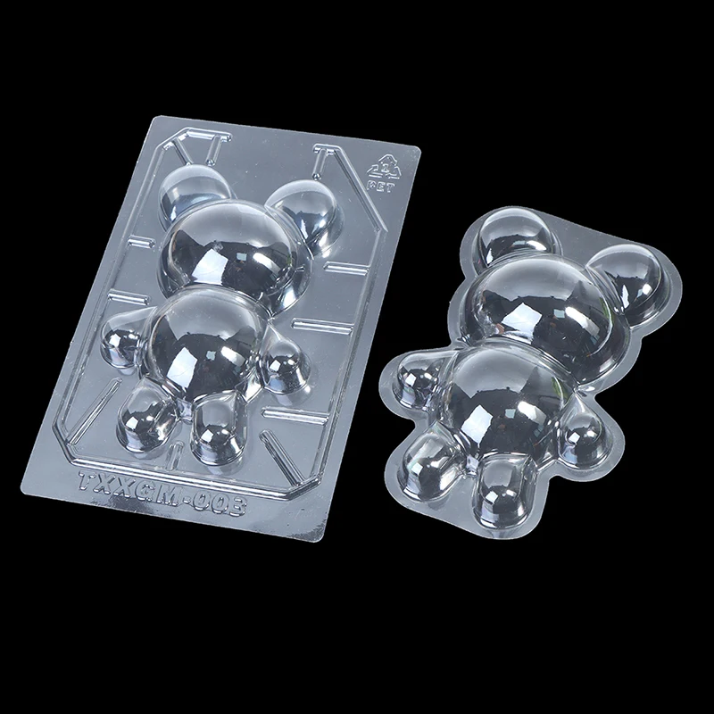 

Bear Resin Mold Three-dimensional Geometric Bear Crystal Epoxy Mold Decoration