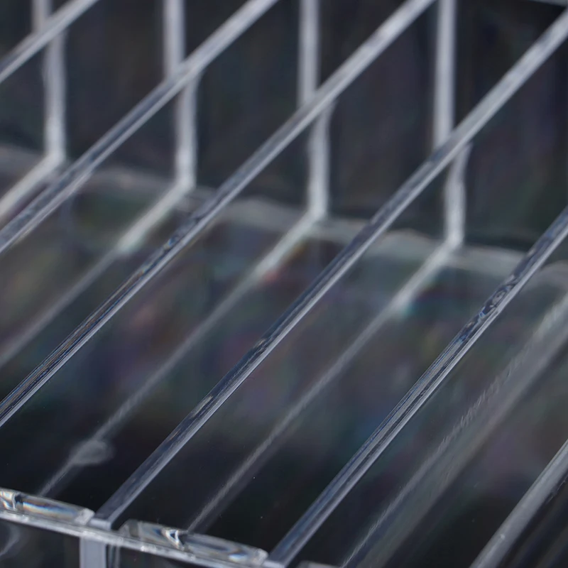 

8 Grid Acrylic Makeup Organizer Storage Box Lipstick Eye Shadow Display Stand