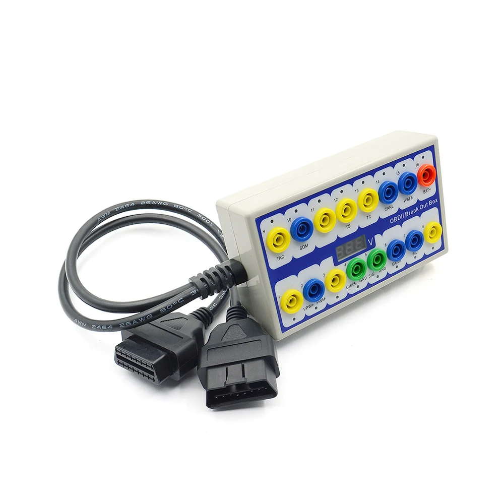Лидер продаж автомобильный обрыв OBD2 обрывная коробка OBD 2 детектор протоколов OBDII