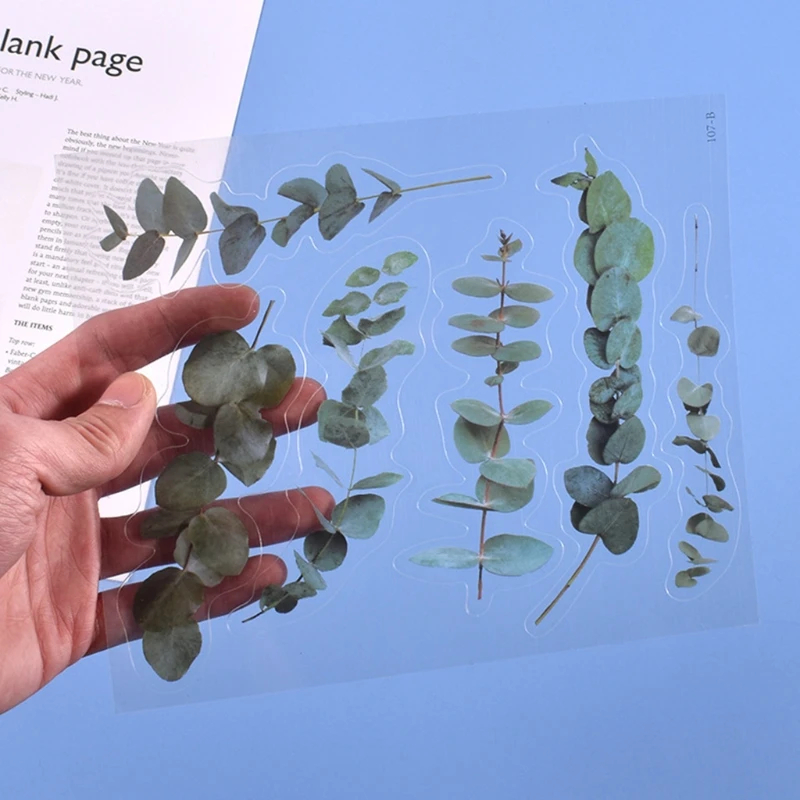 

5 Sheets UV Resin Stickers Filling for Silicone Molds DIY Epoxy Resin Jewelry Making Decorative Decal