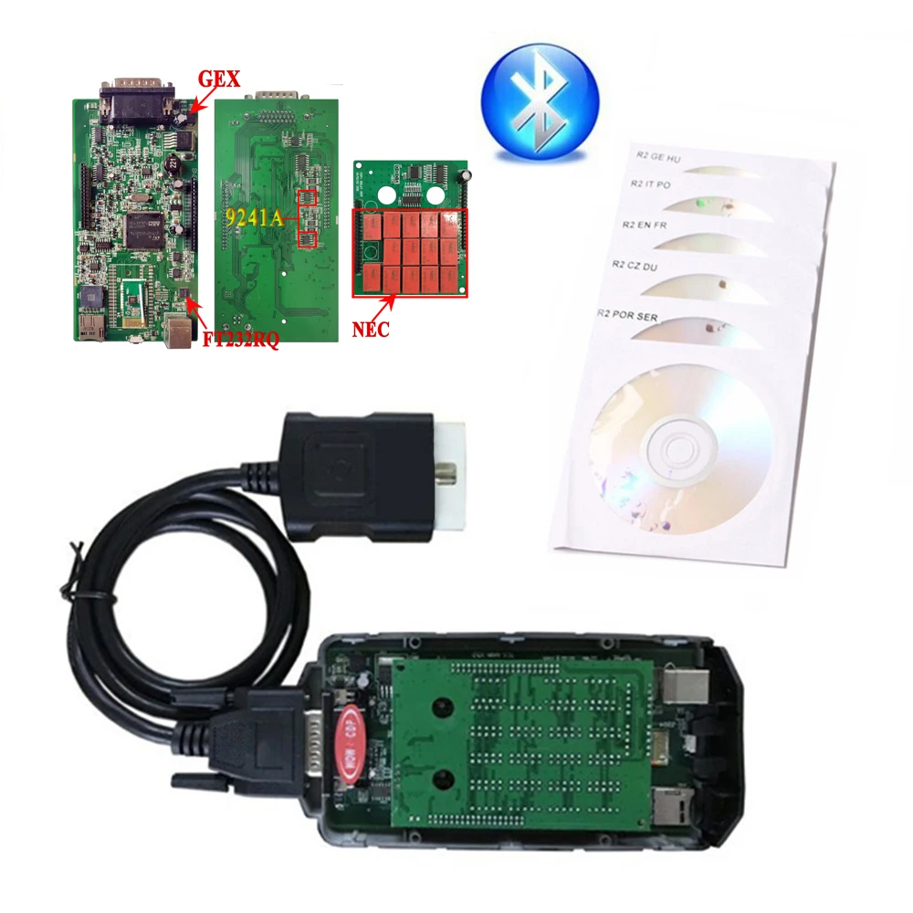 2021 WOW CDP с Bluetooth V5.008.R2/5 0012 2017 генератор ключей VD DS150E для автомобилей и грузовиков OBD2