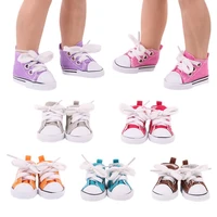 fit 17 inch 43cm doll shoes baby new born doll accessories purple white blue pink shoes for baby birthday gift