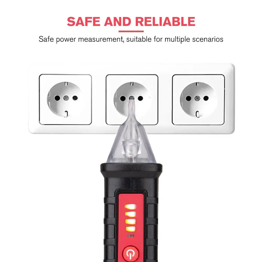 Тесты карандаш Non-контактный тестер er Мощность 2 х ААА Батарея вольт AC измерение